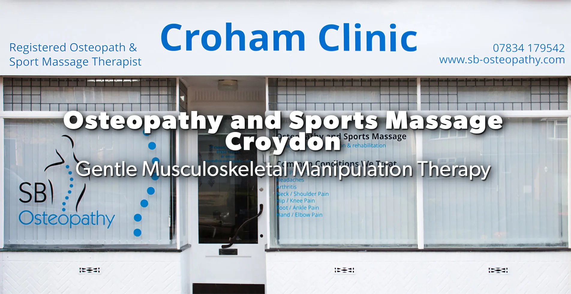 Croham Clinic, SB Osteopathy, Croydon